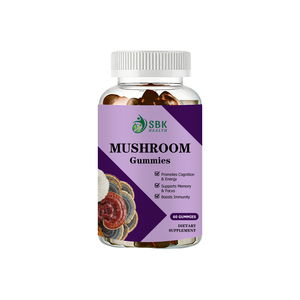 Best Seller Mushroom Gummies with Total Carbohydrate Improve Memory Boosts Immunity Focus Easy Chewable Swallow Gummies - Product Image 1