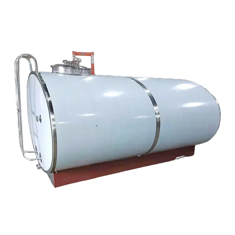 Pabrik Penjualan Laris 5000 Liter Tangki Air Besar Tangki Air Panas Prosedur Sus304 Truk Tangki Tangki Bahan Bakar Susu