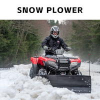 Pelle à neige multifonctionnelle à quatre roues pour VTT Équipement intégré de nettoyage de carburant de voiture Pelle à noyau de moteur Pelle à neige