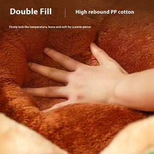 Ingrosso nuovo piccolo letto <span class=keywords><strong>per</strong></span> animali da compagnia a forma di petalo di Cactus morbido e caldo cuscino <span class=keywords><strong>per</strong></span> dormire in peluche e in pile <span class=keywords><strong>per</strong></span> cani e <span class=keywords><strong>gatti</strong></span> - Product Image 4