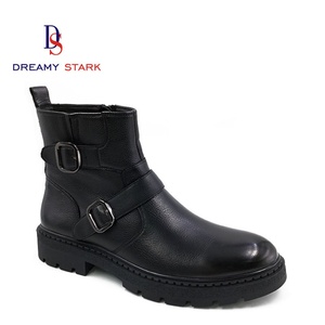 Dreamy Stark Nouvelles Bottes d'Hiver pour Hommes en Cuir Véritable, Chaussures de Mode pour Hommes, Chaussures Casual pour Hommes - Product Image 1