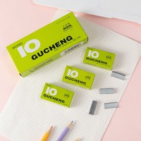 10# Gucheng Galvanized Environmental Protection Anti-Rust High Quality Strong Penetrating Staples Stationery Wholesale 1000