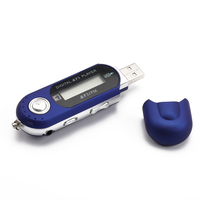 Lecteur MP3 numérique LCD mini USB avec piles AAA, prise en charge de la carte TF 32 Go, radio FM, clé USB, lecteur MP3 pour étudiants