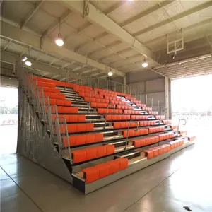 站立室外可拆卸漂白机运动场漂白机，带顶起体育场塑料座椅