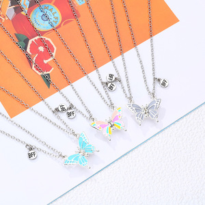 Collar de mariposa BFF magnético, conjunto de collar de amigos, regalos de joyería, <span class=keywords><strong>2022</strong></span> - Product Image 6