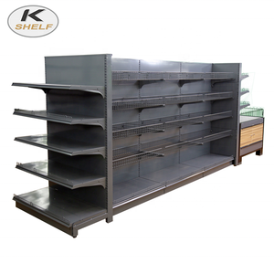 Creative מתכוונן מתכת רצפת אי תצוגת סופרמרקט גונדולה מדפי - Product Image 2