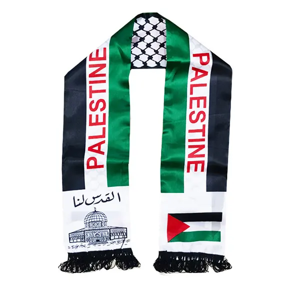 Palestina bandeira Custom Scarf lenço palestino 14*130cm