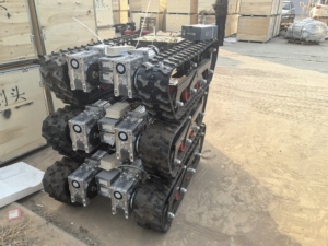 Conjunto de chasis tipo oruga, vehículo de manipulación y transporte con control remoto inteligente y doble motor, para operaciones en huertos - Product Image 6