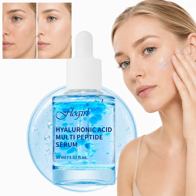 Private Label Multi Peptide Hyaluronic Acid Serum Deep Hydration Skin Barrier Repair Wholesale