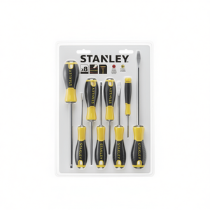 Stanley <b>Screwdriver</b> <b>Set</b> 8 Pieces Essential Tools For Household Repair - Product Image 2