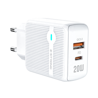 Chargeur rapide universel 20W Type C PD 20W Adaptateur de charge rapide pour iPhone Samsung Xiaomi