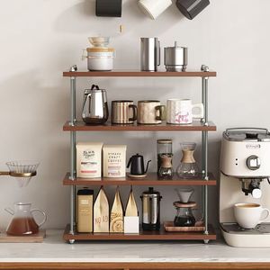 Multifunctional Storage Rack 3 Tiers Wooden <b>Desktop</b> <b>Organizer</b> <b>For</b> Office Living Room - Product Image 2