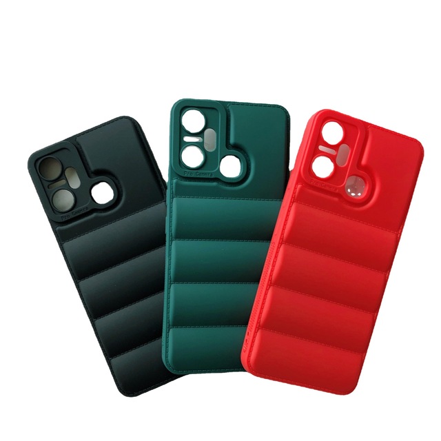 New Design Down Jacket Soft Phone case TPU  PC Shockproof Mobile Phone case Covers Cell Phone case for Infinix Smart6plus