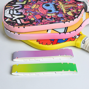 Nueva <span class=keywords><strong>Cinta</strong></span> <span class=keywords><strong>Protectora</strong></span> para Marco de Raqueta de Pádel con Diseño Degradado, Personalizable con Logotipo OEM, Tamaño Portátil, Material PU - Product Image 1