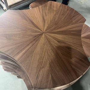 <span class=keywords><strong>Parquet</strong></span> en bois d'ingénierie de qualité supérieure certifié FSC - Chêne/Noyer noir Motif lotus Grade AA Sous-couche en eucalyptus + hêtre - Product Image 2