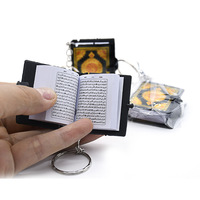 Mini Coran mignon de dessin animé, porte-clés, livres, vente en gros, produits islamiques, coffrets cadeaux pour mariages musulmans, petits articles