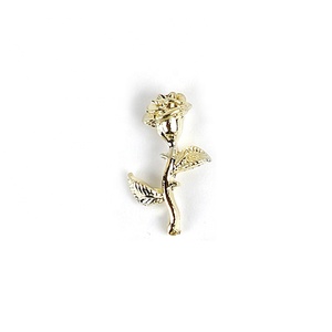 Paso Sico Suministros de <span class=keywords><strong>manicura</strong></span> Día de <span class=keywords><strong>San</strong></span> Valentín Nail Art Retro Oro Plata Negro Rosa Flores Aleación Nail Art Decoración Brillo - Product Image 6