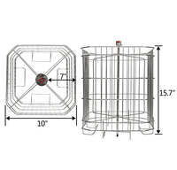 Extracteur de miel manuel pour 4 cadres, centrifugeuse à miel pour apiculture