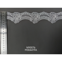Tissu en maille transparente 100 % polyester à rayures étroites brodées pour accessoires vestimentaires et textiles de maison, fabriqué en Chine