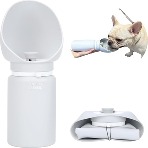 Bouteille d'eau pliable pour animaux de compagnie légère, pour les voyages en plein air, étanche, sans BPA, portable, pour chien - Product Image 1