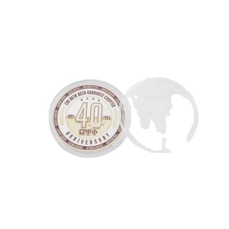 Moneda conmemorativa de esmalte suave de 2 pulgadas, logotipo láser, moneda de desafío de metal con forma EN BLANCO personalizada para recuerdo