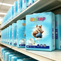 Pañales Desechables para Bebé UNITOP de Absorción Rápida, Pañales Cómodos para el Cuidado Diario de Bebés y Niños, Venta al Por Mayor