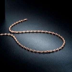Xinfly Au750 Cadena de Oro Puro de 18k Tipo Nariz de Cerdo, Joyería Empeñable, Collar de Oro Real de 18k para Hombres y Mujeres - Product Image 2