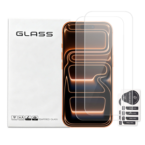 Protector de Pantalla de Vidrio Templado al por Mayor para <span class=keywords><strong>iPhone</strong></span> 16 17 18 <span class=keywords><strong>Pro</strong></span> Max, Película Protectora Premium 9H, Éxito de Ventas en el <span class=keywords><strong>Mercado</strong></span> Europeo - Product Image 1