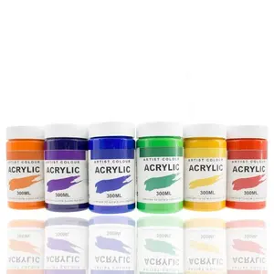 artist high quality l acrylic color 300ml acrylic paint set