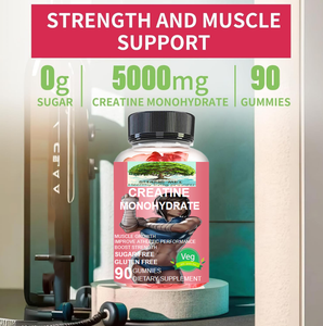 Supplément de pré-entraînement Créatine Monohydrate Energy Gummies de créatine gommeux pour la croissance musculaire Gummy - Product Image 4