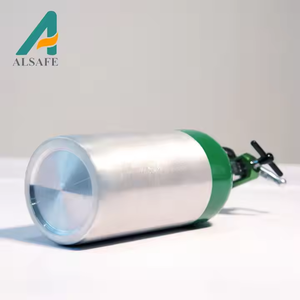 ALSAFE MD/ME/ML6/M6/M22/M60/M90 petite bouteille <span class=keywords><strong>O2</strong></span> respirante cylindre en aluminium réservoir d'oxygène médical - Product Image 4