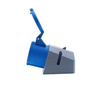 Prise industrielle étanche IP44 bleue 32A 240V 2P+E pour camping, caravane, ateliers, industrie de la construction, utilisation en extérieur