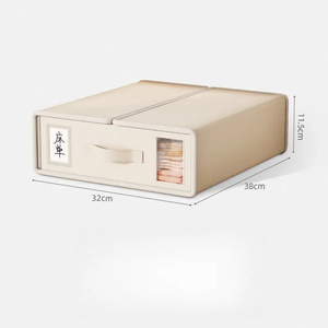 Four-Piece Cloth <strong>Bed</strong> Sheet <strong>Storage</strong> <strong>Box</strong> Wardrobe for Blanket Cover and Clothing Premium Organizational Solution - Product Image 1