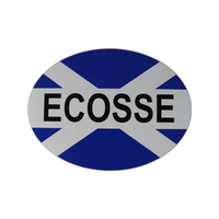 Autocollant magnétique pour voiture ECOSSE SCOTLAND pour usage extérieur, pour nouveau conducteur, panneau d'apprentissage de la conduite