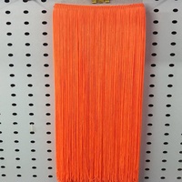 Vente en gros directe usine de dentelle à franges en polyester de 50 cm de large pour la danse latine, accessoires vestimentaires et décoration de rideaux