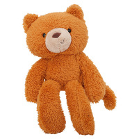 Venta al por mayor de animales de peluche de piernas largas lindo oso y cachorro edredón con técnica bordada regalo de cumpleaños para niños