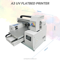 Impresora de Etiquetas y Tarjetas Plana UV de Inyección de Tinta A3/A4 de 30 cm, Totalmente Automática, con Cabezal de Impresión DX7, Nueva, 1 Año de Garantía