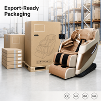 Fauteuil de massage Shiatsu 4D à gravité zéro pour usage domestique, avec massage des pieds, de haute qualité et à prix abordable, vente en gros par l'usine Leercon