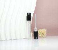 Haute qualité petite bouteille de parfum en verre 2ml 3ml flacons de Test en verre pompe pulvérisateur sérigraphie manipulation de Surface atomiseur d'échantillon