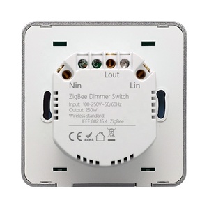 Interruptor de atenuación táctil Tuya Zigbee, control de luces LED inteligentes certificado por la UE, Alexa, compatible con <span class=keywords><strong>Google</strong></span> <span class=keywords><strong>Home</strong></span>, atenuación inalámbrica, con control de intensidad, para el hogar, a la venta, a la venta, al por mayor - Product Image 2