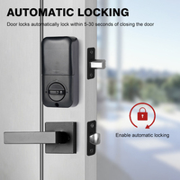Cerradura de puerta inteligente Digital eléctrica de alta seguridad a prueba de agua Tuya APP TTLOCK Cerradura de puerta con contraseña electrónica