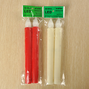 Velas <span class=keywords><strong>LED</strong></span> Eléctricas de Cera Real con Llama Parpadeante Blanca sin Fuego, Control Remoto, Luz Blanca Cálida, Venta al por Mayor - Product Image 5
