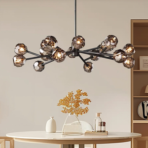 <span class=keywords><strong>Lampadari</strong></span> <span class=keywords><strong>a</strong></span> Soffitto <span class=keywords><strong>Moderni</strong></span> di Lusso, Lampadario Personalizzato in Cristallo K9 Nero <span class=keywords><strong>a</strong></span> Forma di <span class=keywords><strong>Sfera</strong></span> - Product Image 2
