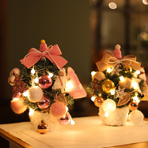 Phong Cách Mới Mini Cây Giáng Sinh 15Cm 30Cm 45Cm 60Cm Trang Trí Nhỏ <span class=keywords><strong>Xmas</strong></span> Cây Phong Cách Giáng Sinh Trang Trí Cây - Product Image 1