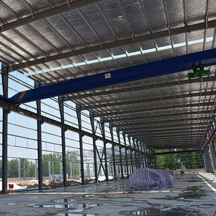 Ethiopia Prefabricated Steel Structure Warehouse: H Steel Beam & Column ...