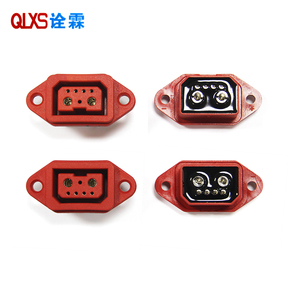 Tùy chỉnh quanlin ql25882 nữ cao su cách điện XT60 xt90 điện linh hoạt dây đồng nối 2 + 4 2 + 5 IP68 điện áp cao - Product Image 1