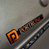 Plaque de logo vierge en métal personnalisé Plaque de couleur anodisée en aluminium Nom Logo Gravure laser Étiquette de nom