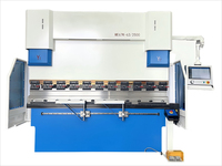 Presse plieuse CNC entièrement automatique à 4 axes série WE67K, moteur de pompe 15 kW pour tôles d'aluminium, certifiée ISO, usage industriel