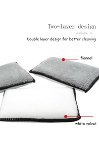 Éponge en bloc en microfibre ultra-fine, best-seller, produits de beauté automobile, éponge de lavage de voiture, produits de nettoyage, vente en gros - Product Image 6