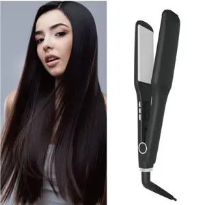 고효율 블랙 좋은 Straighteners 450 세라믹 철 Led 디스플레이 플랫 플레이트 머리카락 Straightener